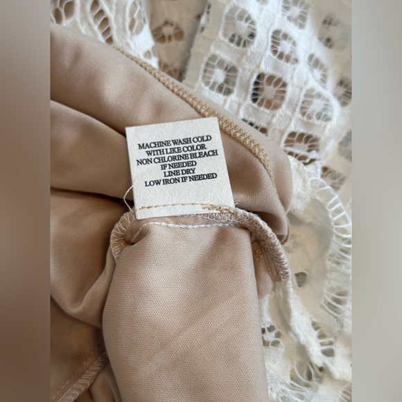 Crystal Doll White Sheath Mini Dress with Ruffled Cut Outs - Picture 10 of 10